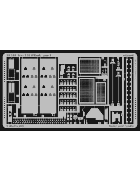 Strv. 103 S-Tank, 1/35 - Eduard Accessories 35538
