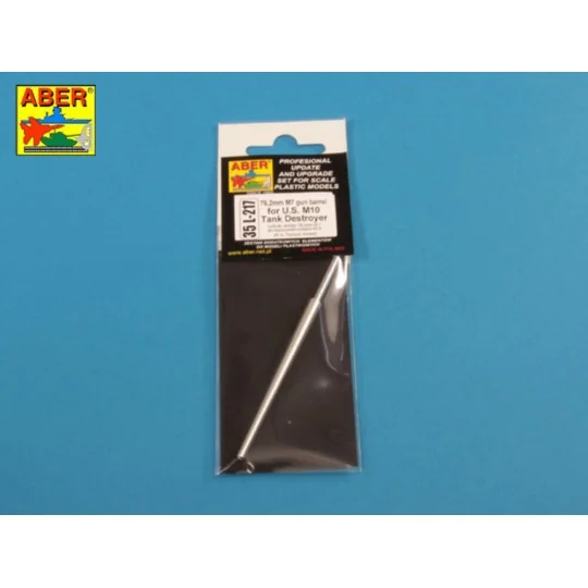 U.S. 76,2 mm M7 gun Barrel for M10 Tank Destroyer - Aber Models 35 ...