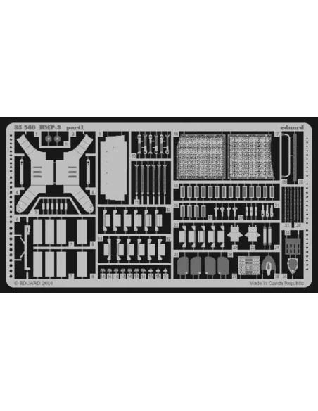 BMP-2 Fotoätzsatz, 1/35 - Eduard Accessories 35560