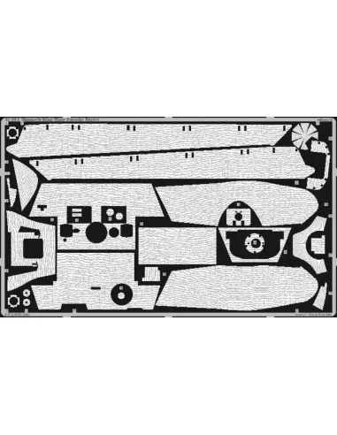 Zimmerit King Tiger Porsche turret, 1/35 - Eduard Accessories 35564