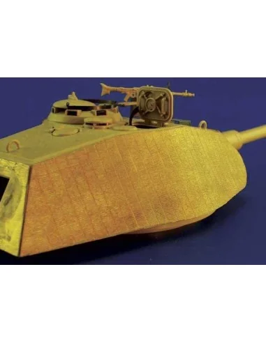 Zimmerit King Tiger Porsche turret, 1/35 - Eduard Accessories 35564