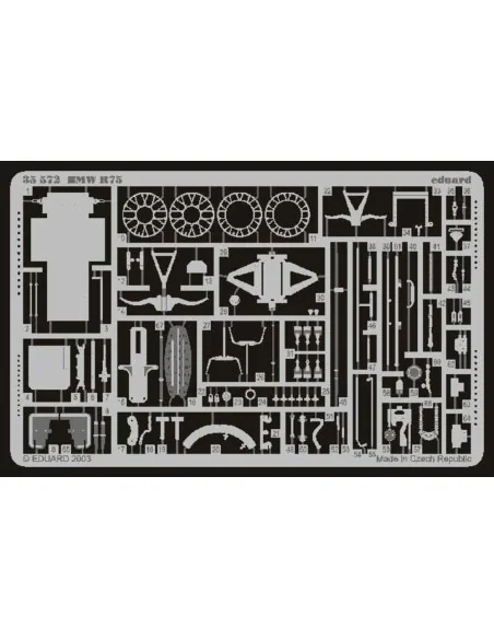 BMW R75 / Zünddapp KS750 Fotoätzsatz, 1/35 - Eduard Accessories 35572