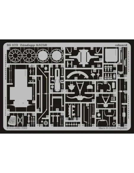 BMW R75 / Zünddapp KS750 Fotoätzsatz, 1/35 - Eduard Accessories 35573