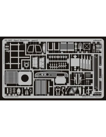 Opel Maultier Fotoätzsatz, 1/35 - Eduard Accessories 35587
