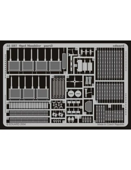 Opel Maultier Fotoätzsatz, 1/35 - Eduard Accessories 35587