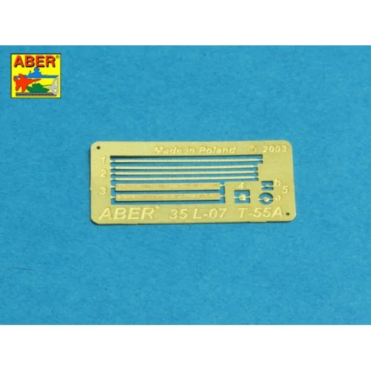 Russian D-10T 100mm tank barrel for T-55, 1/35 - Aber Models 35 L-218