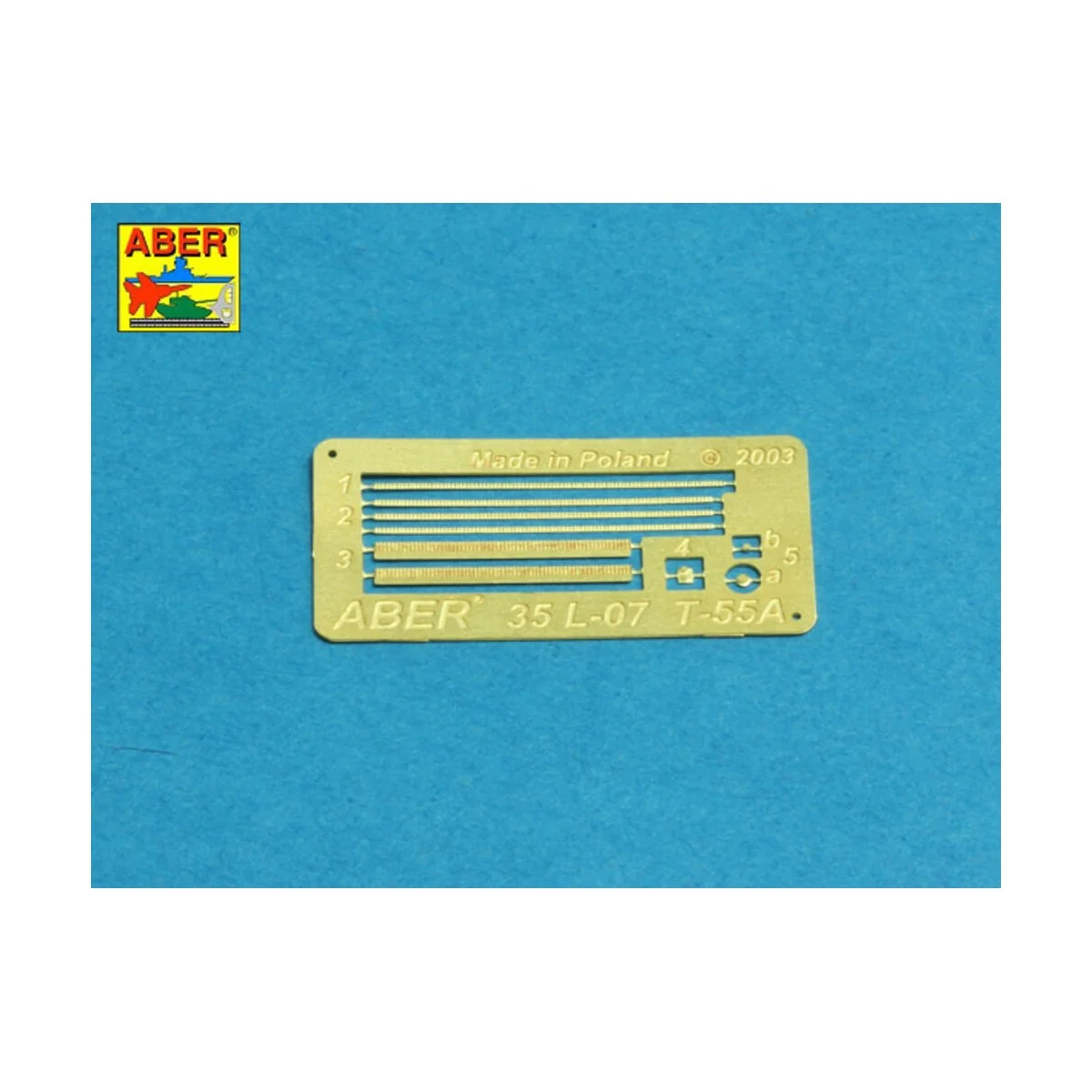 Russian D-10T 100mm tank barrel for T-55, 1/35 - Aber Models 35 L-218