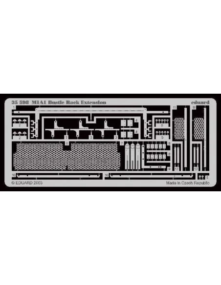 M1A1 Zahnstange Verlängerung Fotoätzsatz, 1/35 - Eduard Accessories...