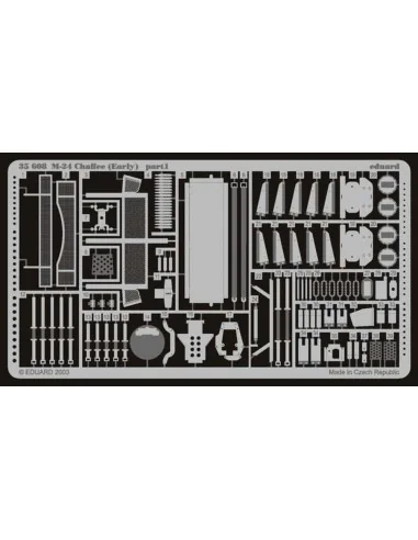 M-24 Chaffee frühe Version Fotoätzsatz, 1/35 - Eduard Accessories 3...