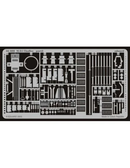 M-24 Chaffee frühe Version Fotoätzsatz, 1/35 - Eduard Accessories 3...