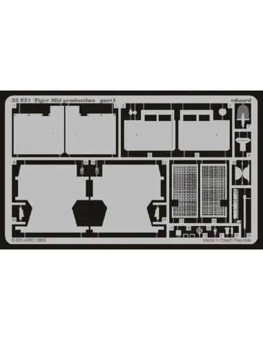 SD.Kfz 181 Tiger I Detailsatz Außen, 1/35 - Eduard Accessories 35624
