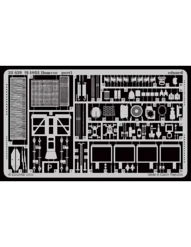 Hummer M 1025 Humvee Fotoätzsatz, 1/35 - Eduard Accessories 35629