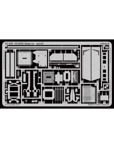 Hummer M 1025 Humvee Fotoätzsatz, 1/35 - Eduard Accessories 35629