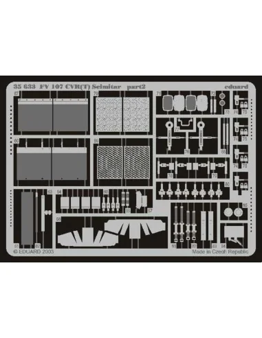 FV 107 CVR(T) Scimitar Fotoätzsatz, 1/35 - Eduard Accessories 35633