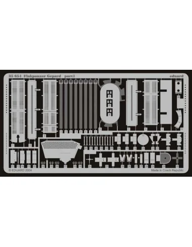 Bundeswehr Flakpanzer Gepard Fotoätzsatz, 1/35 - Eduard Accessories...