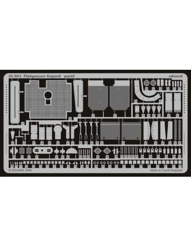 Bundeswehr Flakpanzer Gepard Fotoätzsatz, 1/35 - Eduard Accessories...