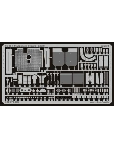 Bundeswehr Flakpanzer Gepard Fotoätzsatz, 1/35 - Eduard Accessories...