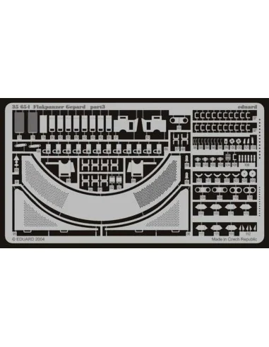 Bundeswehr Flakpanzer Gepard Fotoätzsatz, 1/35 - Eduard Accessories...