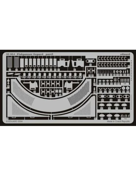 Bundeswehr Flakpanzer Gepard Fotoätzsatz, 1/35 - Eduard Accessories...