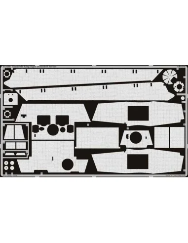 Zimmerit King Tiger Henschel, 1/35 - Eduard Accessories 35699