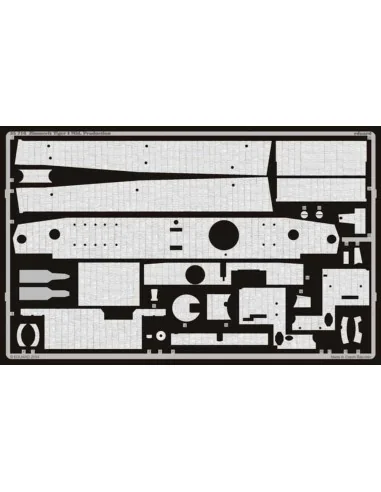 SD.Kfz 181 Tiger I Zimmerit Mid.Production, 1/35 - Eduard Accessori...