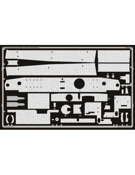 SD.Kfz 181 Tiger I Zimmerit Mid.Production, 1/35 - Eduard Accessori...