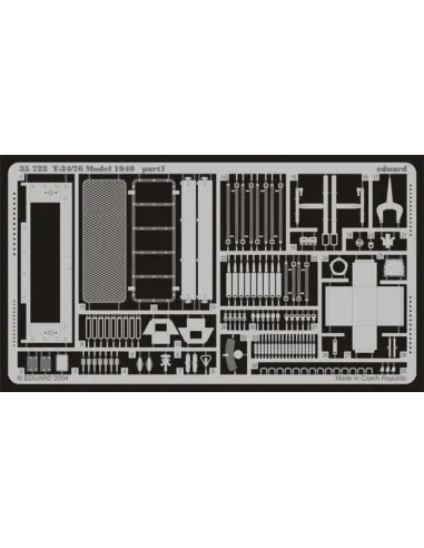 T-34/76 Model 1940 für Dragon Bausatz, 1/35 - Eduard Accessories 35723