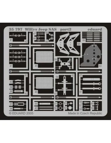 Willys Jeep SAS für Tamiya Bausatz, 1/35 - Eduard Accessories 35797