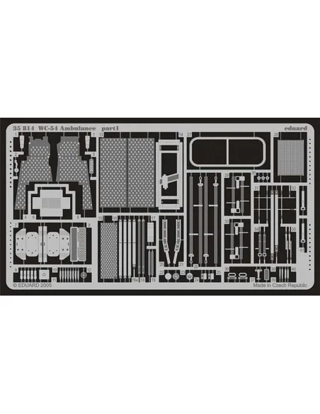 WC-54 Ambulance für Italeri Bausatz, 1/35 - Eduard Accessories 35814