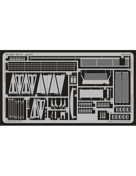 KV-2 für Trumpeter Bausatz, 1/35 - Eduard Accessories 35825