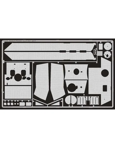 Zimmerit Panther Ausf.A late für Dragon-Bausatz 6358, 1/35 - Eduard...