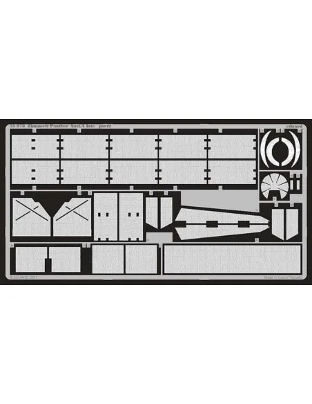 Zimmerit Panther Ausf.A late für Dragon-Bausatz 6358, 1/35 - Eduard...