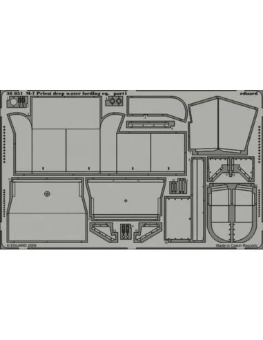 M-7 Priest deep water fording eq. für Academy Bausatz, 1/35 - Eduar...