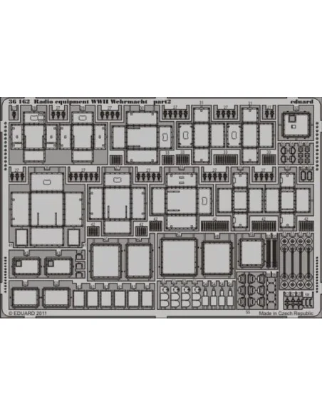Radio equipment WWII Wehrmacht - colour, 1/35 - Eduard Accessories ...