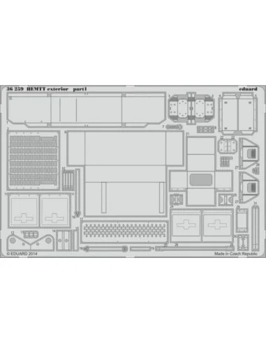 [NO_DESC] HEMTT exterior for Italeri, 1/35 - Eduard Accessories 36259