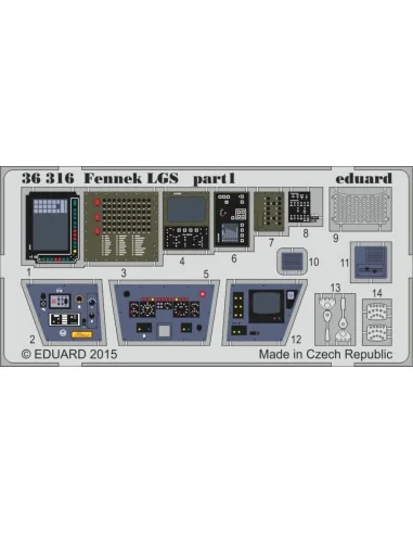 Fennek LGS for Trumpeter, 1/35 - Eduard Accessories 36316