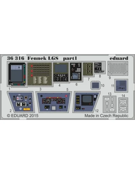 Fennek LGS for Trumpeter, 1/35 - Eduard Accessories 36316