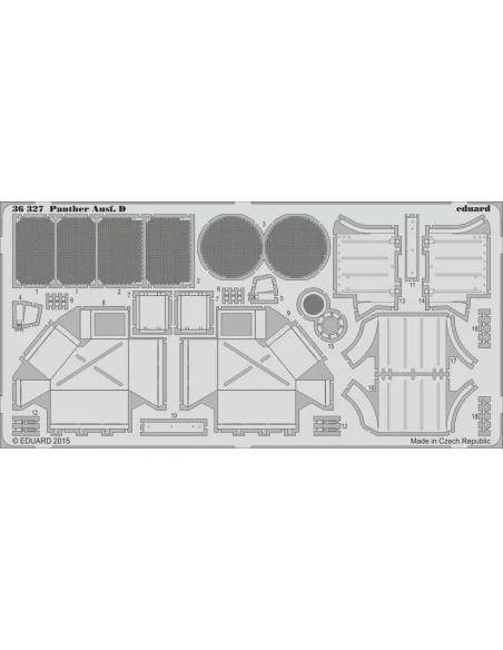 Panther Ausf.D for Tamiya, 1/35 - Eduard Accessories 36327