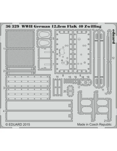 [NO_DESC] WWII German 12, 8cm Flak 40 Zwilling f.Ta Takom, 1/35 - E...