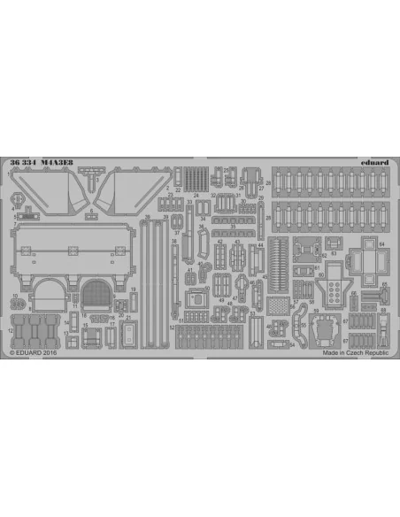 [NO_DESC] M4A3E8 for Tamiya, 1/35 - Eduard Accessories 36334