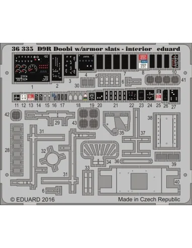 [NO_DESC] D9R Doobi w/armor slats-interior f.Meng, 1/35 - Eduard Ac...