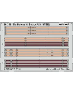 Tie Downs & Straps US STEEL, 1/35 - Eduard Accessories 36348
