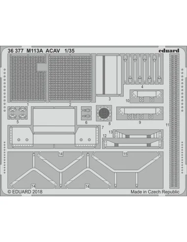 [NO_DESC] M113A ACAV for AFV Club, 1/35 - Eduard Accessories 36377