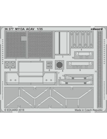 M113A ACAV for AFV Club, 1/35 - Eduard Accessories 36377
