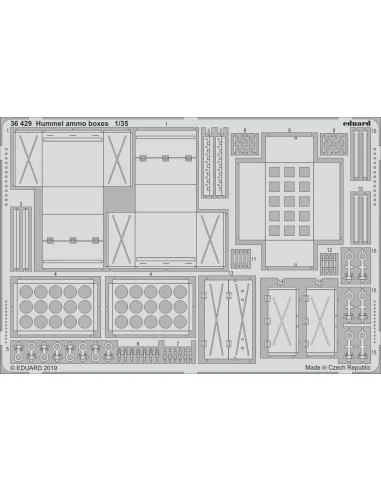 [NO_DESC] Hummel ammo boxes for Tamiya, 1/35 - Eduard Accessories 3...