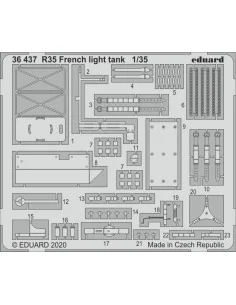 R35 French light tank for Tamiya, 1/35 - Eduard Accessories 36437