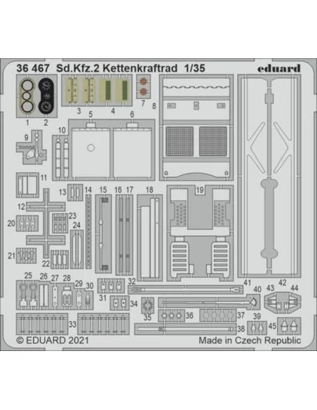 [NO_DESC] Sd.Kfz.2 Kettenkraftrad 1/35 for TAMIYA, 1/35 - Eduard Ac...