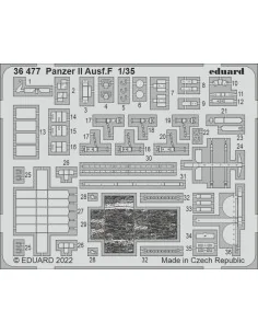 Panzer II Ausf.F for ACADEMY, 1/35 - Eduard Accessories 36477