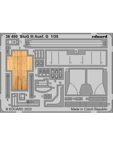 StuG III Ausf. G, 1/35 - Eduard Accessories 36480