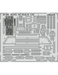 Sd.Kfz. 167 StuG IV, 1/35 - Eduard Accessories 36485